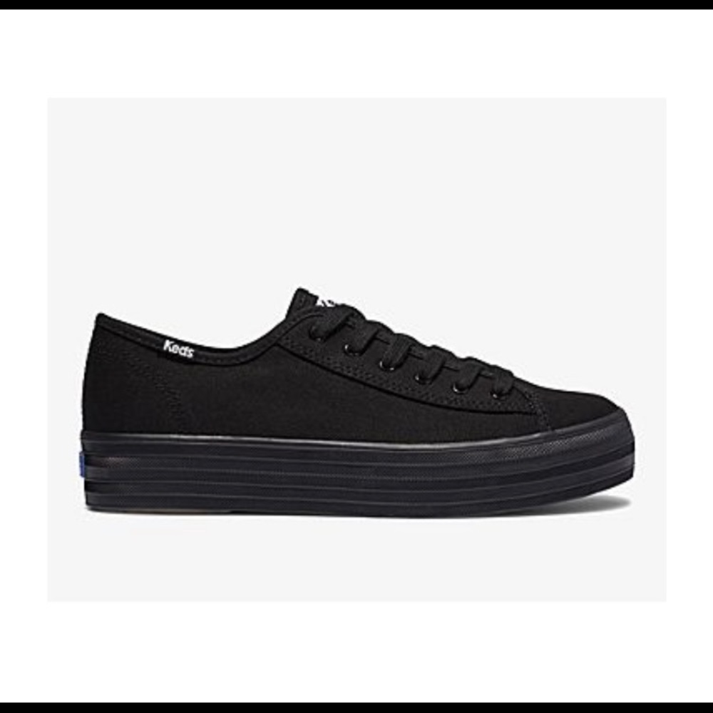 Black Keds Women’s SZ 10. Triple Kick Organic Cotton
